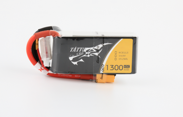1300mAh 競(jìng)速FPV無人機(jī)電池 14.8V 45C 4S1P Tattu