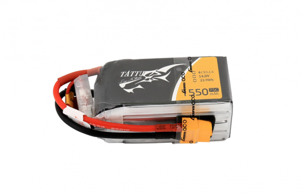 FPV競技無人機電池 1550mAh 14.8V 75C 4S1P