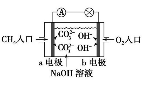 甲烷燃料電池反應原理