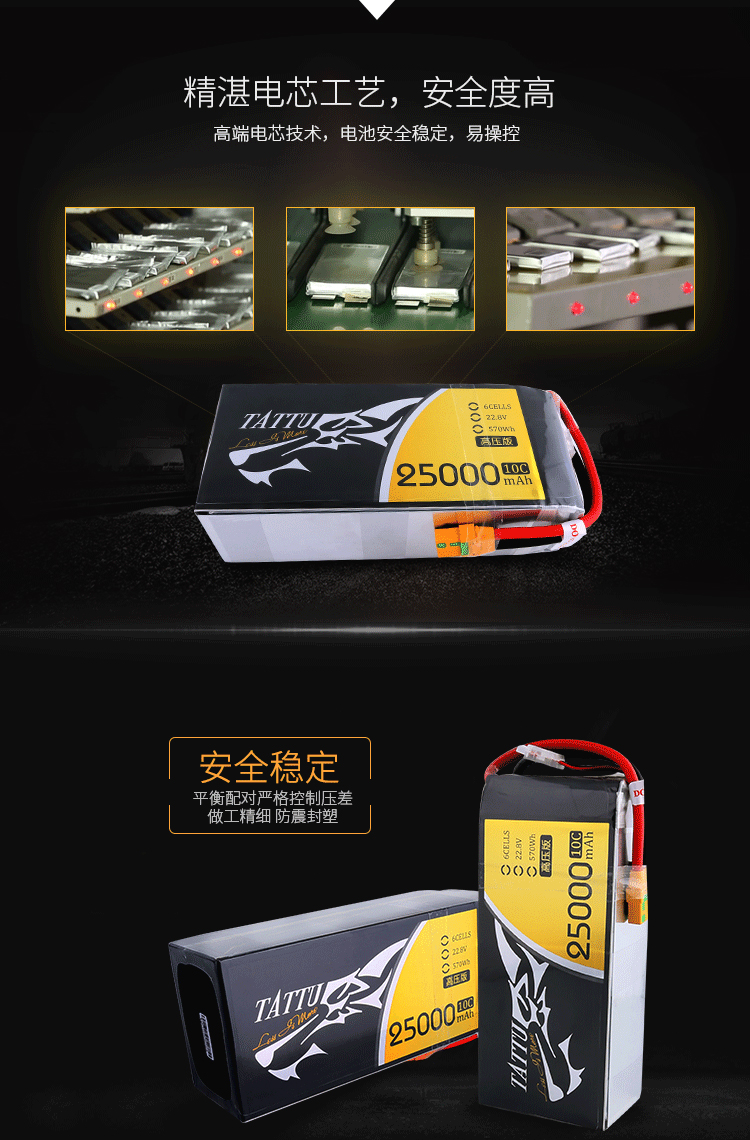 25000毫安時無人機(jī)電池