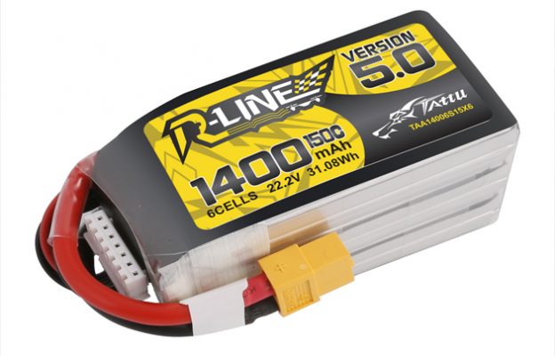 fpv無(wú)人機(jī)電池Tattu R-Line 5.0版本 1400mAh 22.2V 150C 6S1P