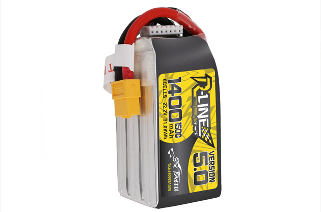 fpv無(wú)人機(jī)電池Tattu R-Line 5.0版本 1400mAh 22.2V 150C 6S1P