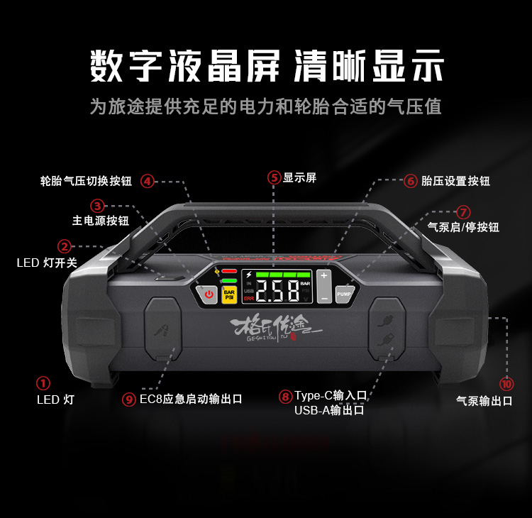 格氏優途汽車應急啟動電源 lokithor