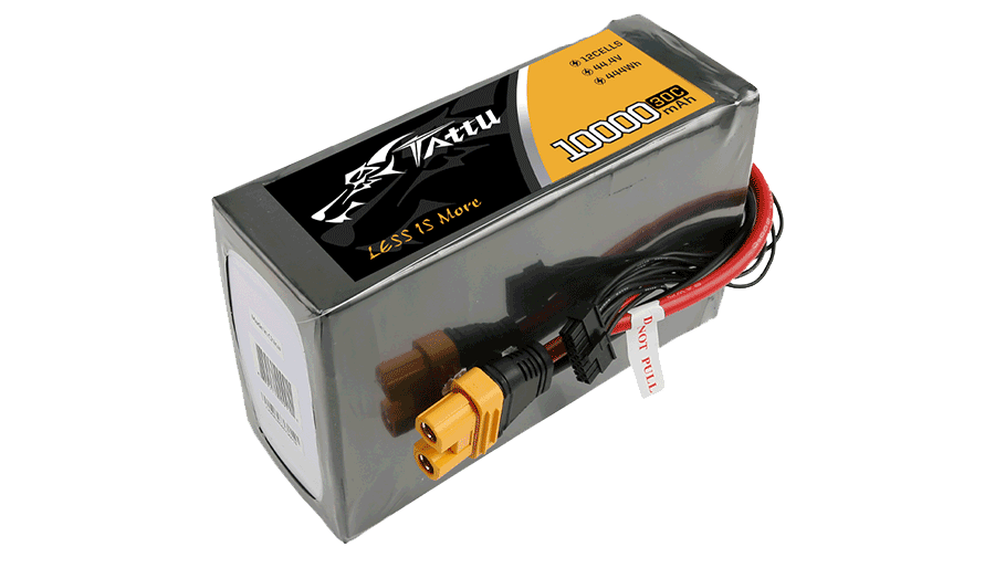 44.4V10000mAh軟包無人機(jī)鋰電池 放電倍率30C-tattu