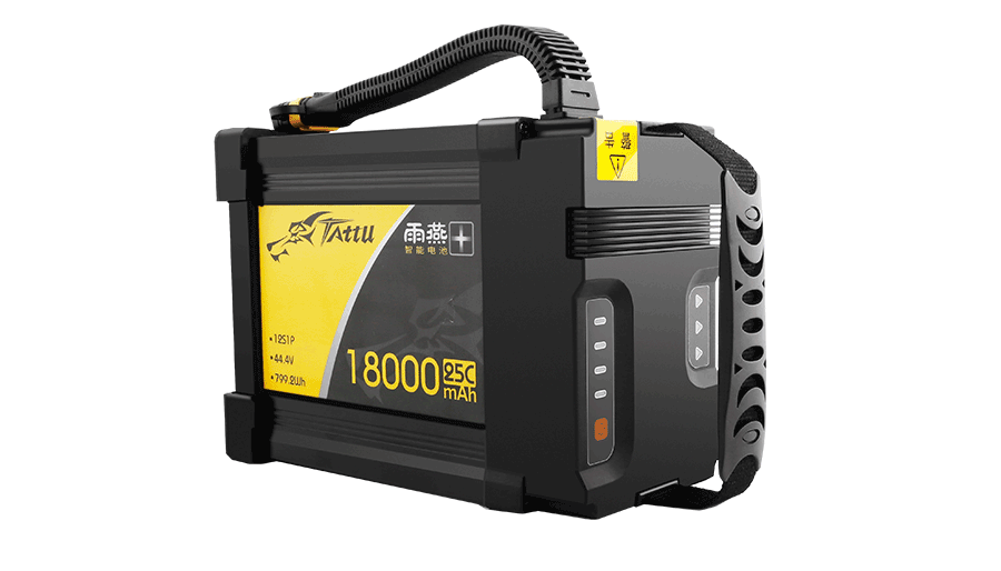 tattu雨燕18000mAh智能無人機電池44.4V12S1P