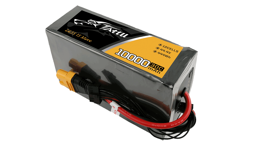44.4V10000mAh軟包無人機(jī)鋰電池 放電倍率30C-tattu