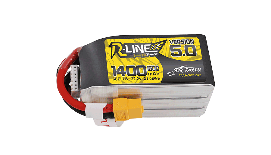 22.2V新款fpv無人機電池5.0版6S1P_1400mAh_放電150C