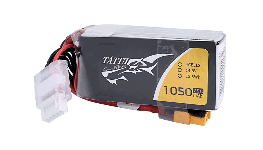 14.8Vfpv穿越機(jī)無人機(jī)電池 容量1050mAh 放電75C