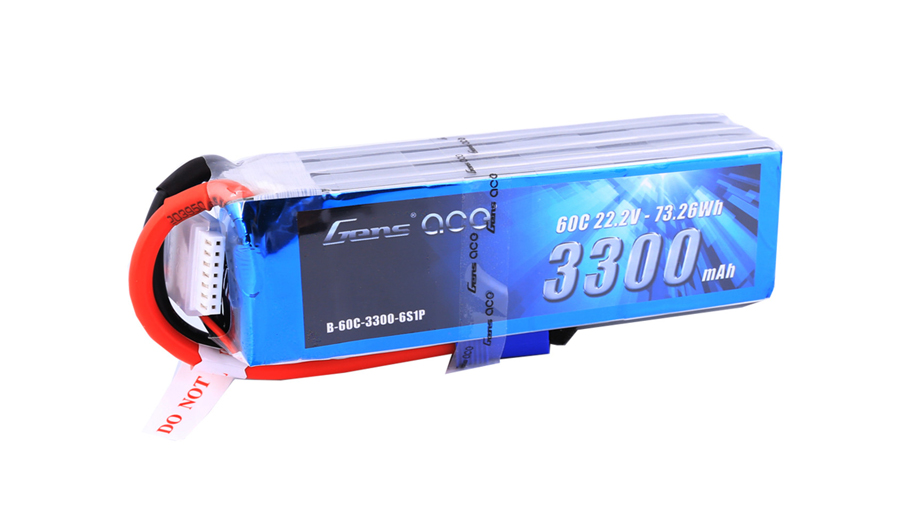 3300mAh航模飛機電池22.2V 60C 6S