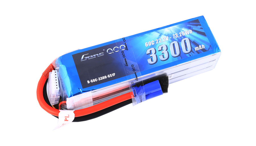 3300mAh航模飛機電池22.2V 60C 6S