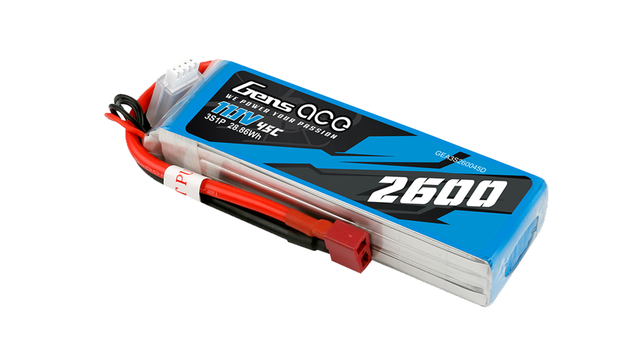 2600mAh航模直升飛機電池45C 11.1V
