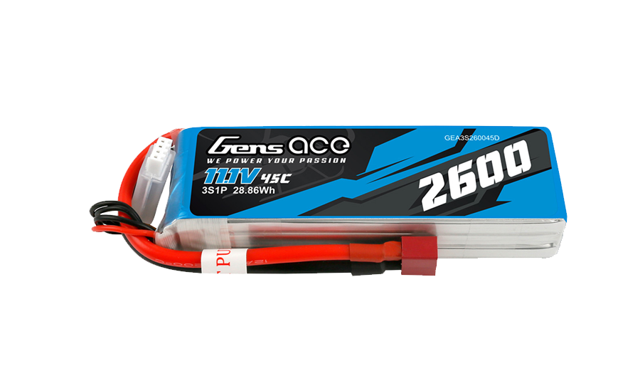 2600mAh航模直升飛機電池45C 11.1V