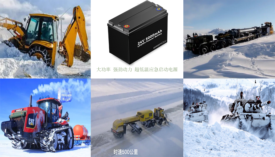 24V超低溫應急啟動電源應用領域