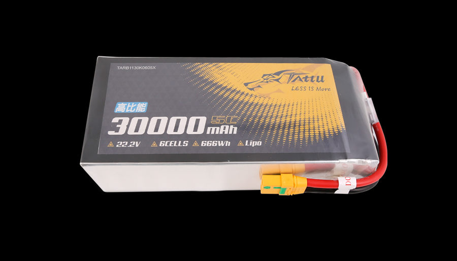30000mAh高比能NMC半固態(tài)軟包無人機(jī)電池5C 22.2V 6S1P