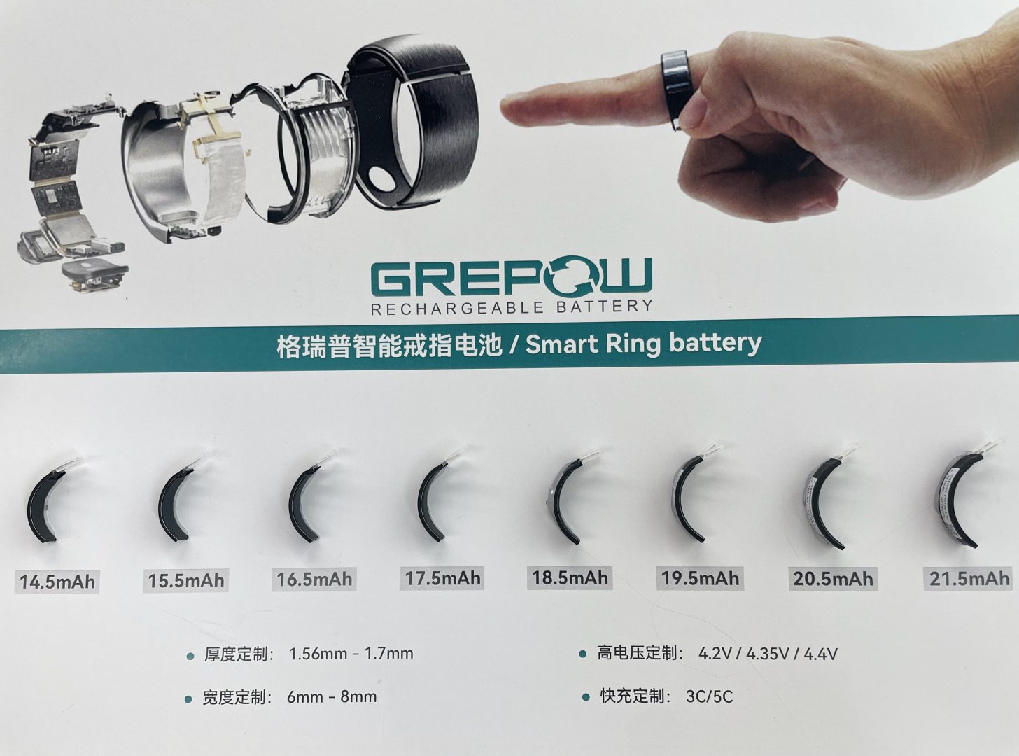 健康指環電池