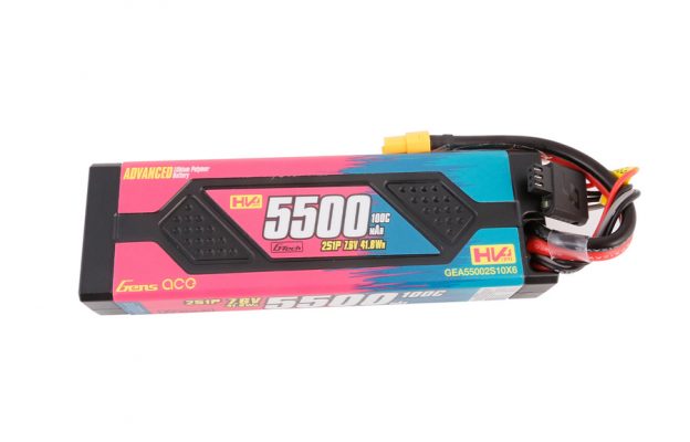 5500mAh電動模型賽車電池7.6V 放電100C
