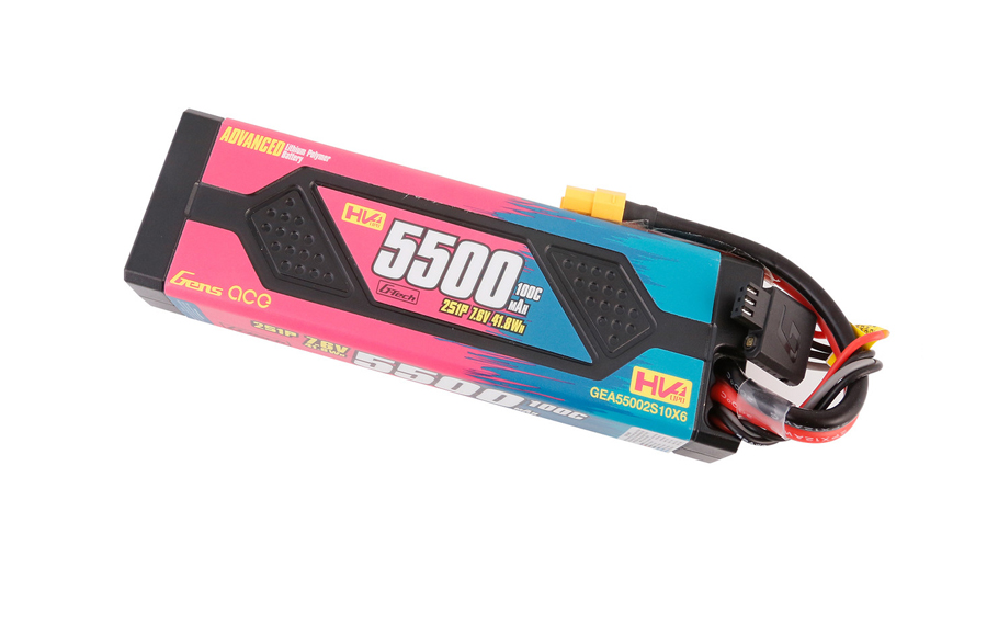 5500mAh電動模型賽車電池7.6V 放電100C