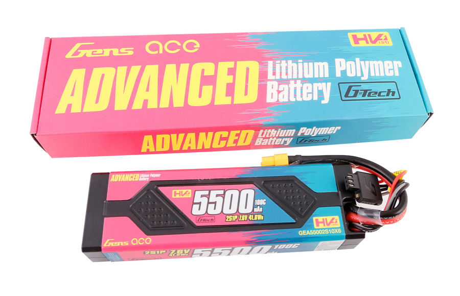 5500mAh電動模型賽車電池7.6V 放電100C