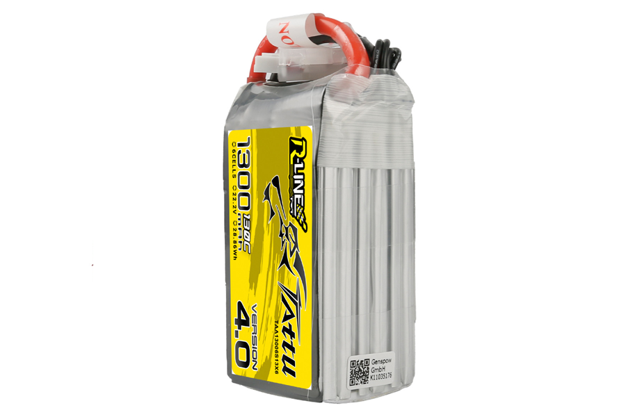 TATTU1300mah 130cfpv電池22.2V6S1P