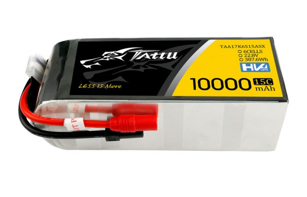 22.8V10000mAh高壓版軟包無人機電池6S1P15C