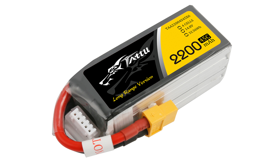 fpv無人機電池2200mAh45C14.8V4S1P-TATTU經典款