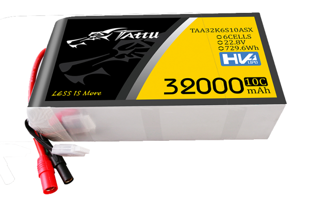 HV2.0-32000mAh22.8V無人機電池6S1P高壓版10C-XT90-S