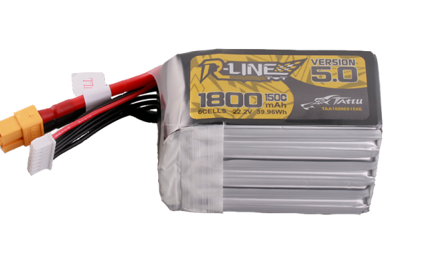 6寸fpv機型無人機電池1800mAh150C22.2V6S1P