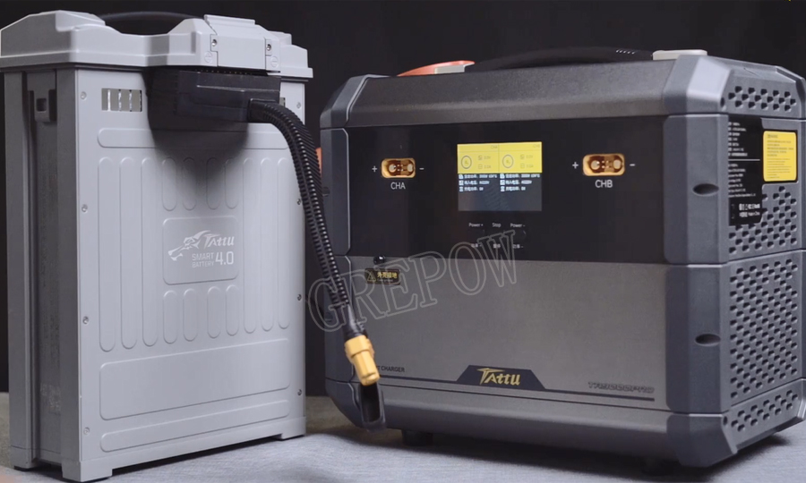 TA9000W雙通道12-18S無人機電池智能充電器