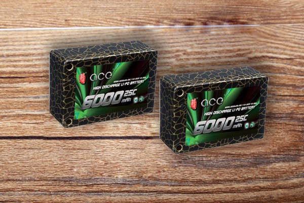 格氏ACE 6000mAh 25C 7.4V車(chē)模電池